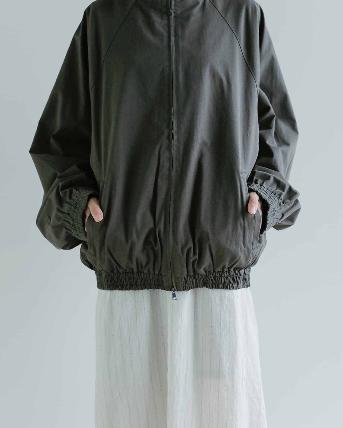 Studio Doe(スタジオドー)スタンドカラー オーバーサイズジャケット Stand Collar Oversize Jacket ld-25jcja33