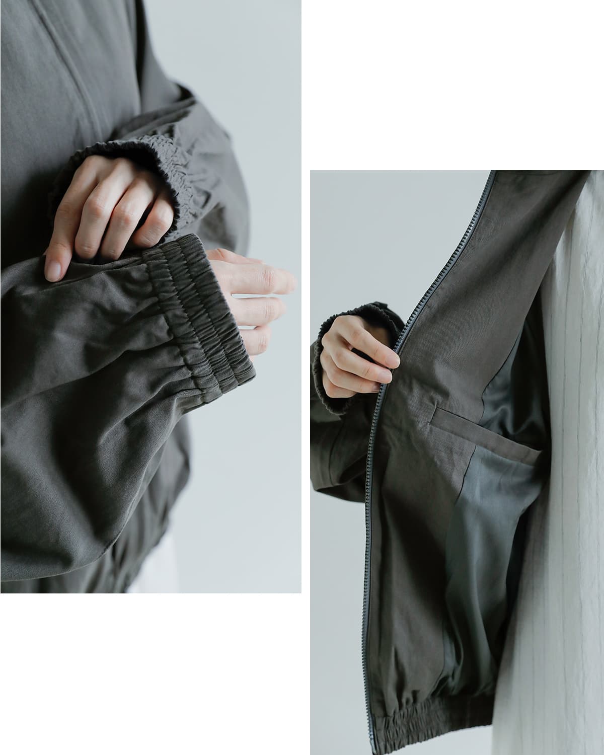 Studio Doe(スタジオドー)スタンドカラー オーバーサイズジャケット Stand Collar Oversize Jacket ld-25jcja33