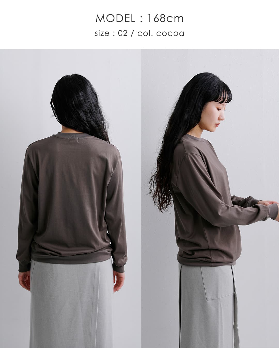 LIFiLL(���t�B��)�R�b�g�j�[ �V�� ���� T�V���c COTTONY LONGSLEEVE TEE lf002-01