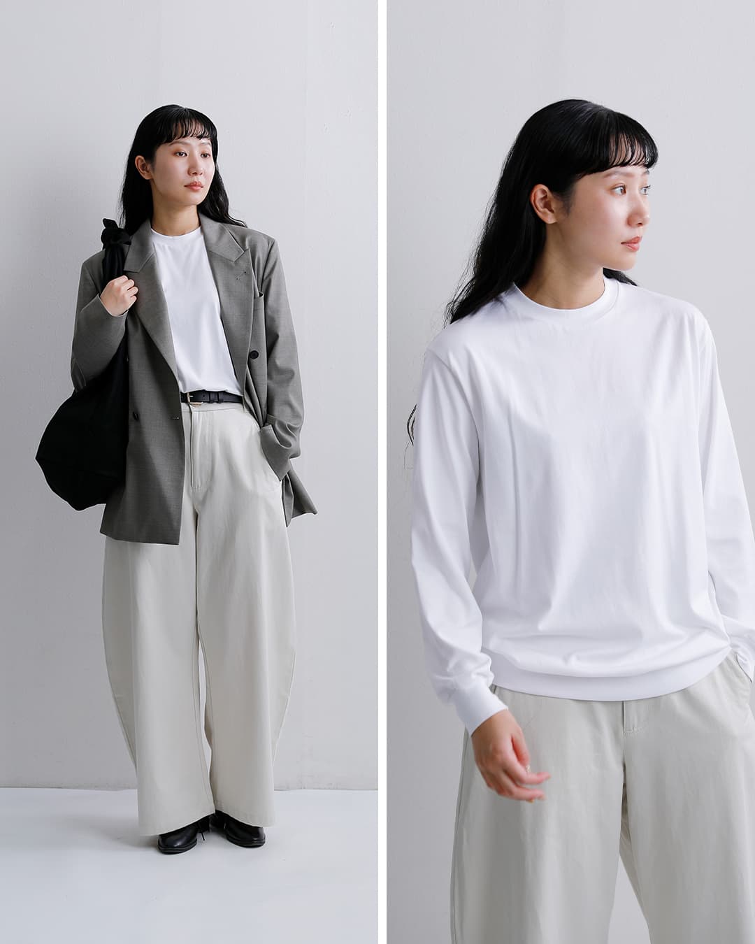 LIFiLL(���t�B��)�R�b�g�j�[ �V�� ���� T�V���c COTTONY LONGSLEEVE TEE lf002-01