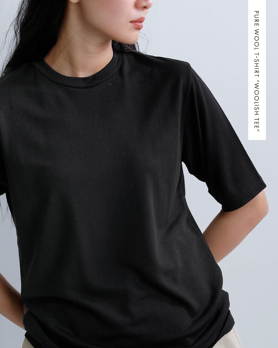LIFiLLSUPER140S �s���A�E�[�� T�V���c WOOLISH TEE lf046-07