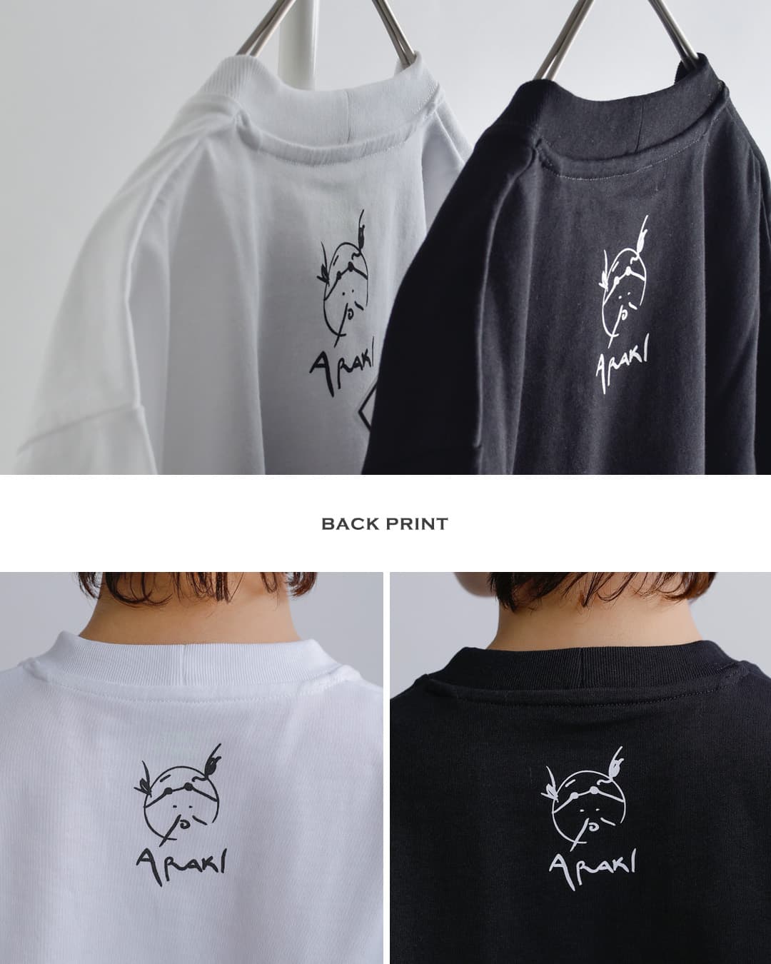 LOOSE JOINTS(ルーズジョインツ)コットン 半袖 Tシャツ NOBUYOSHI ARAKI FLOWERS S/S TEE lf26js008na