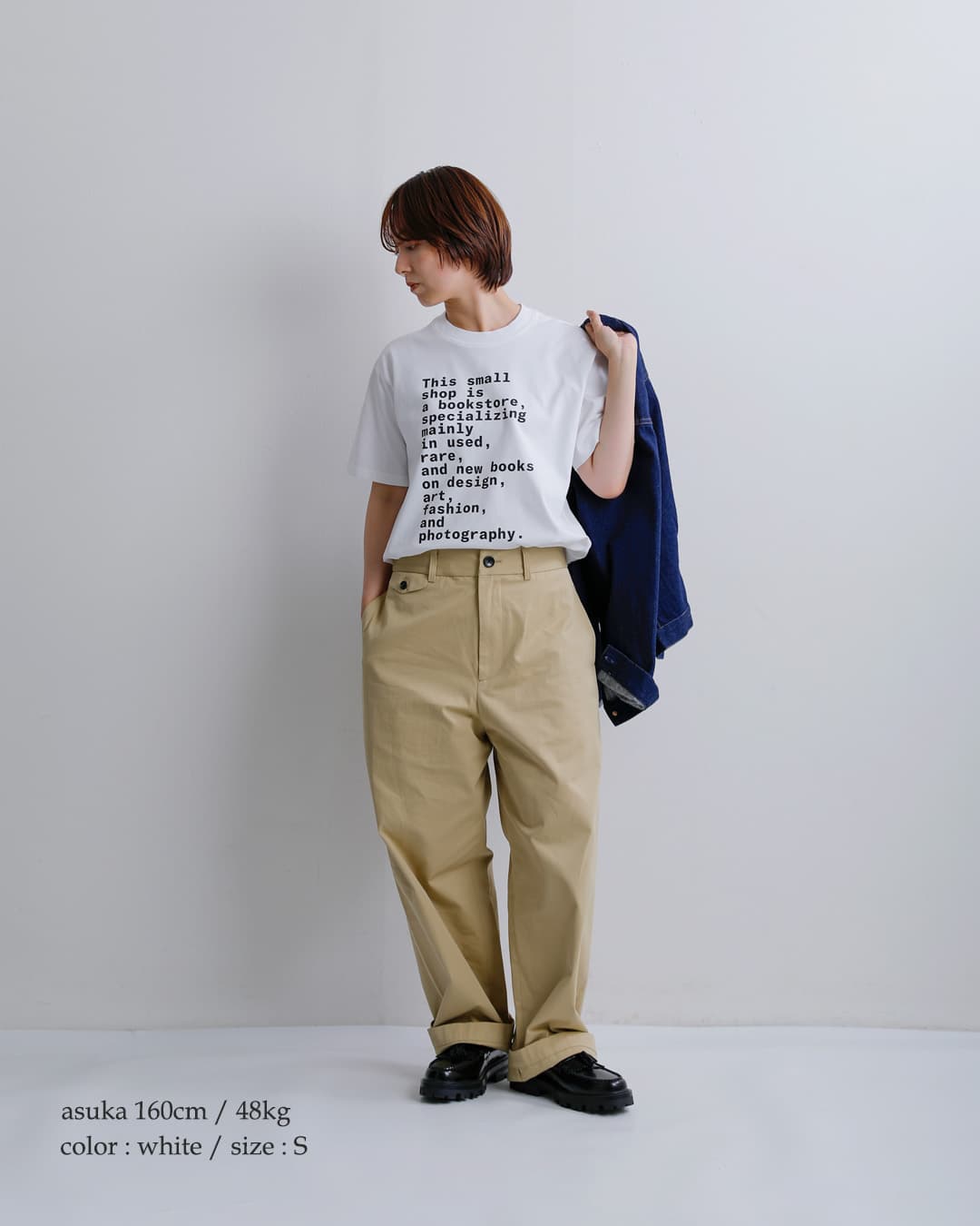LOOSE JOINTS(ルーズジョインツ)コットン 半袖 Tシャツ flotsam books S/S TEE lf26js019fb