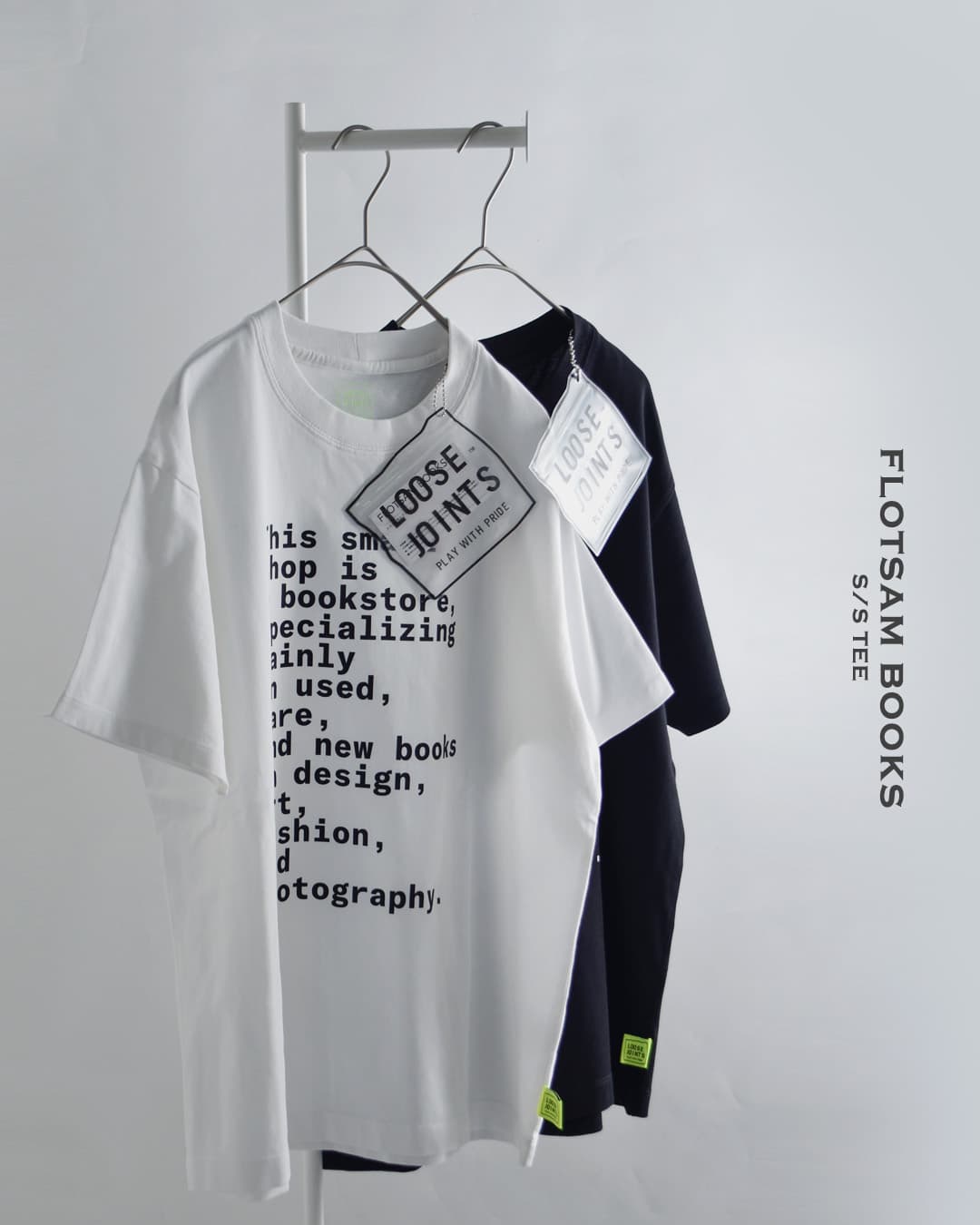 LOOSE JOINTS(ルーズジョインツ)コットン 半袖 Tシャツ flotsam books S/S TEE lf26js019fb