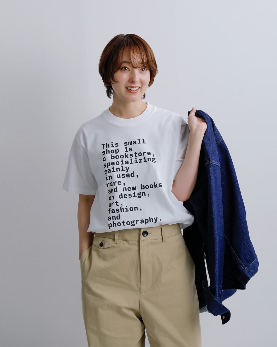 LOOSE JOINTS(ルーズジョインツ)コットン 半袖 Tシャツ flotsam books S/S TEE lf26js019fb
