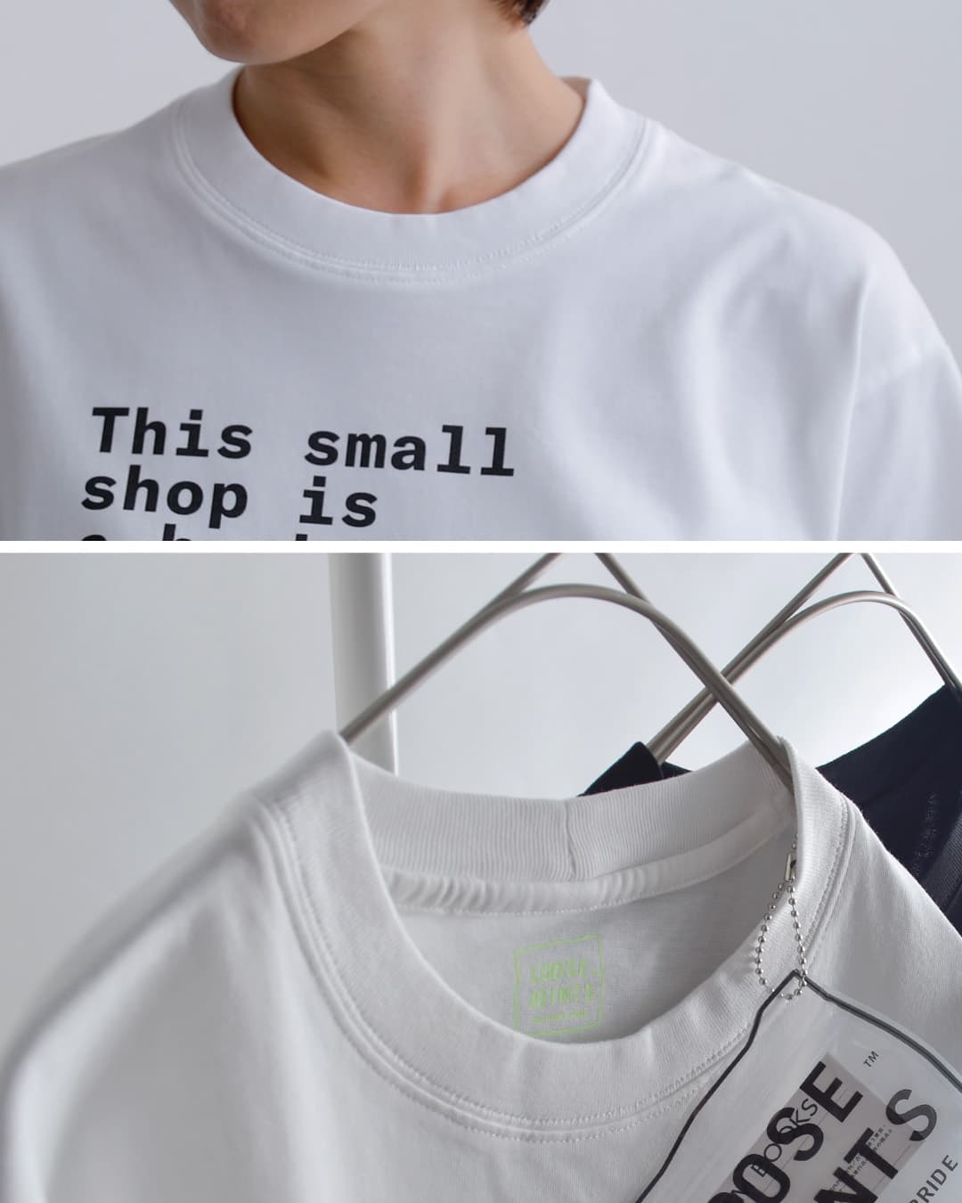 LOOSE JOINTS(ルーズジョインツ)コットン 半袖 Tシャツ flotsam books S/S TEE lf26js019fb