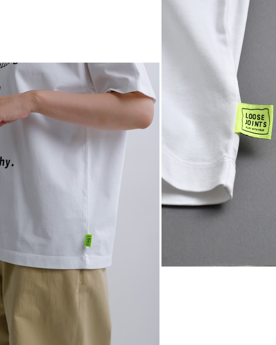 LOOSE JOINTS(ルーズジョインツ)コットン 半袖 Tシャツ flotsam books S/S TEE lf26js019fb
