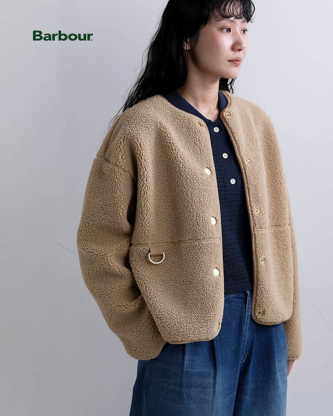 Barbourアーリーン フリース ジャケット ARLENE FLEECE lfl0088