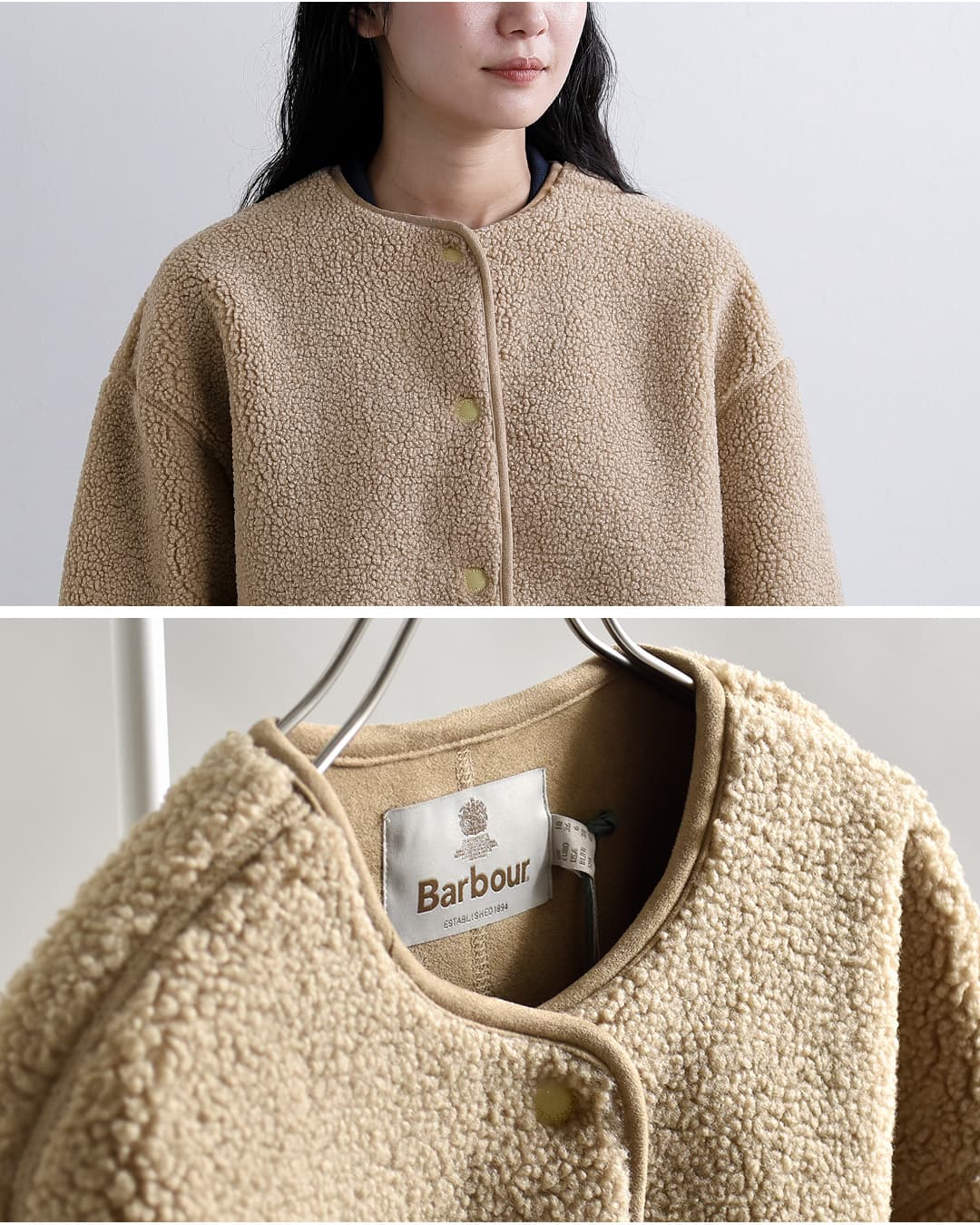 Barbourアーリーン フリース ジャケット ARLENE FLEECE lfl0088