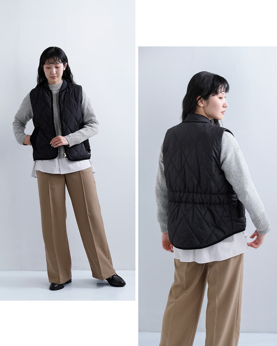 Barbourグレンディン キルティング ジレ ベスト GLENDYN QUILTED GILET lgi0226