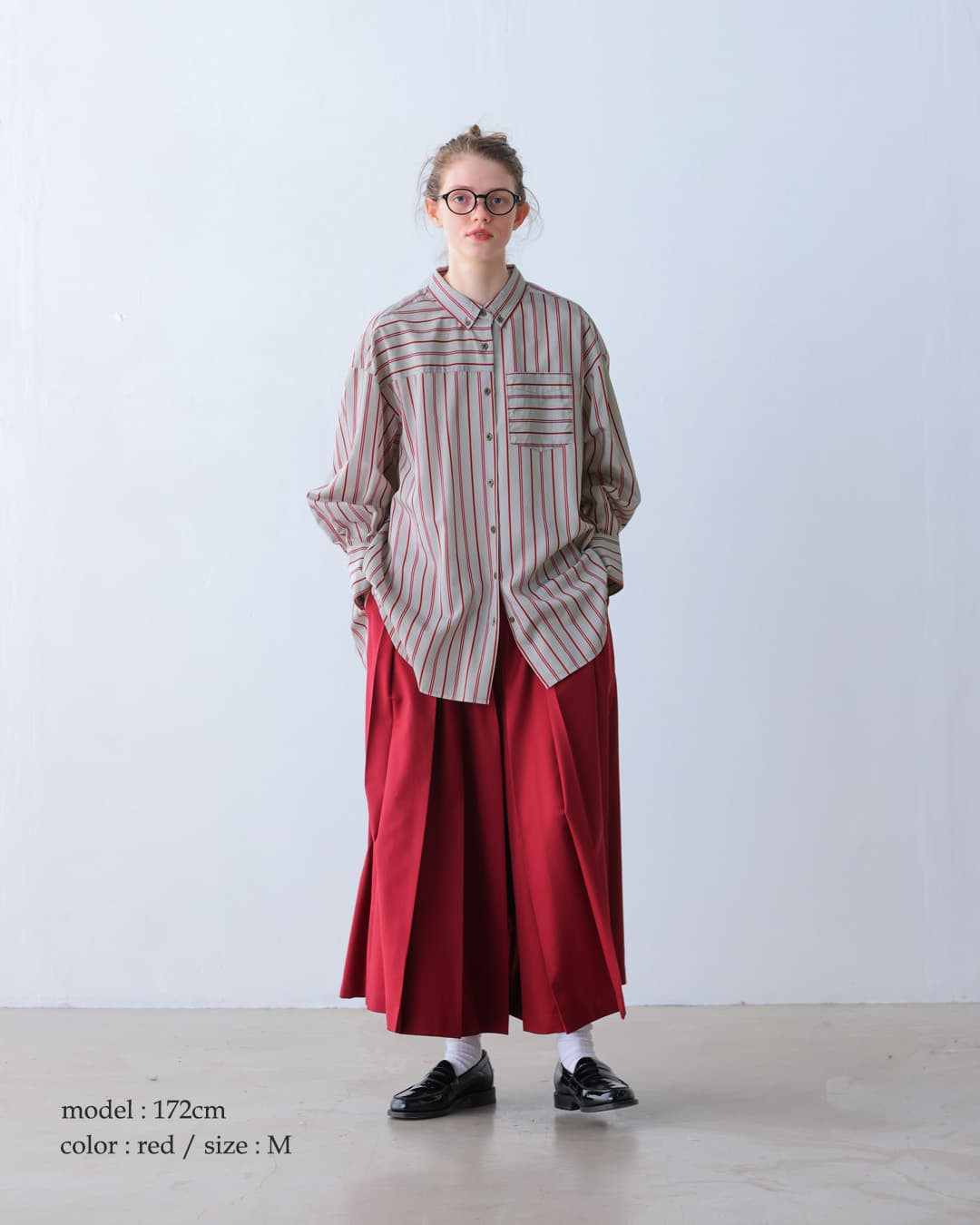 KELEN(ケレン)aranciato別注 ボタンダウンデザイン ストライプ シャツ TESSA lkl25fbl2251