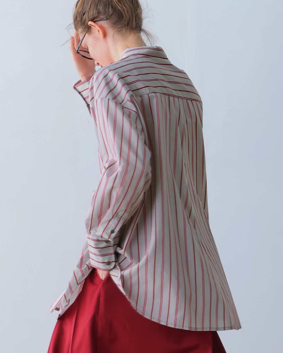 KELEN(ケレン)aranciato別注 ボタンダウンデザイン ストライプ シャツ TESSA lkl25fbl2251