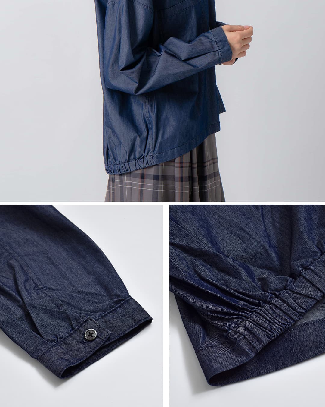 KELEN接触冷感 3.5oz デニム シャツ BETY lkl26fbl2313