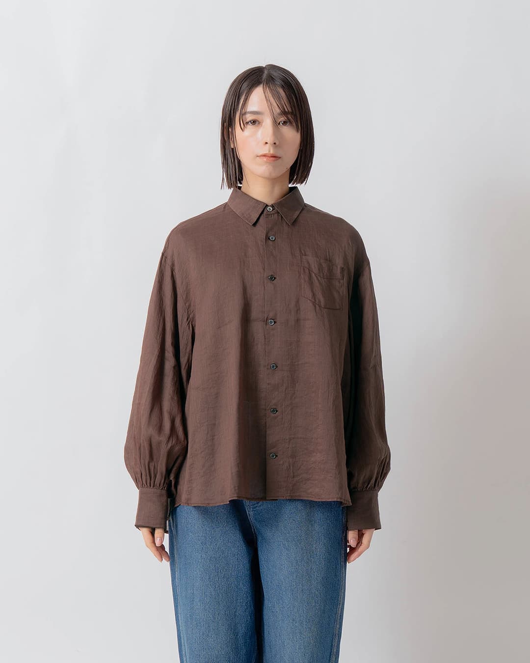 KELEN(ケレン)バックフレアデザイン ラミー シャツ ERTH lkl26fbl2318