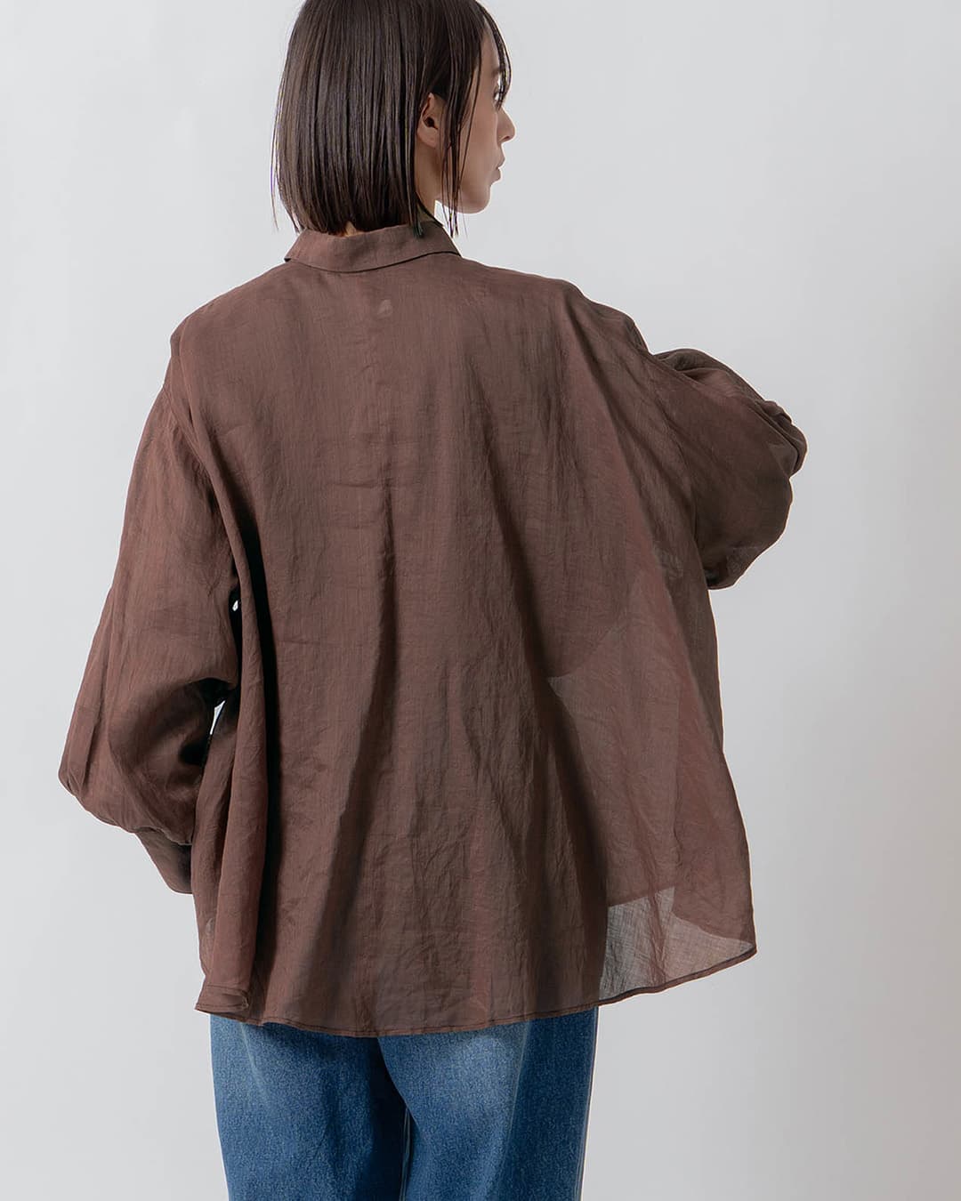 KELEN(ケレン)バックフレアデザイン ラミー シャツ ERTH lkl26fbl2318