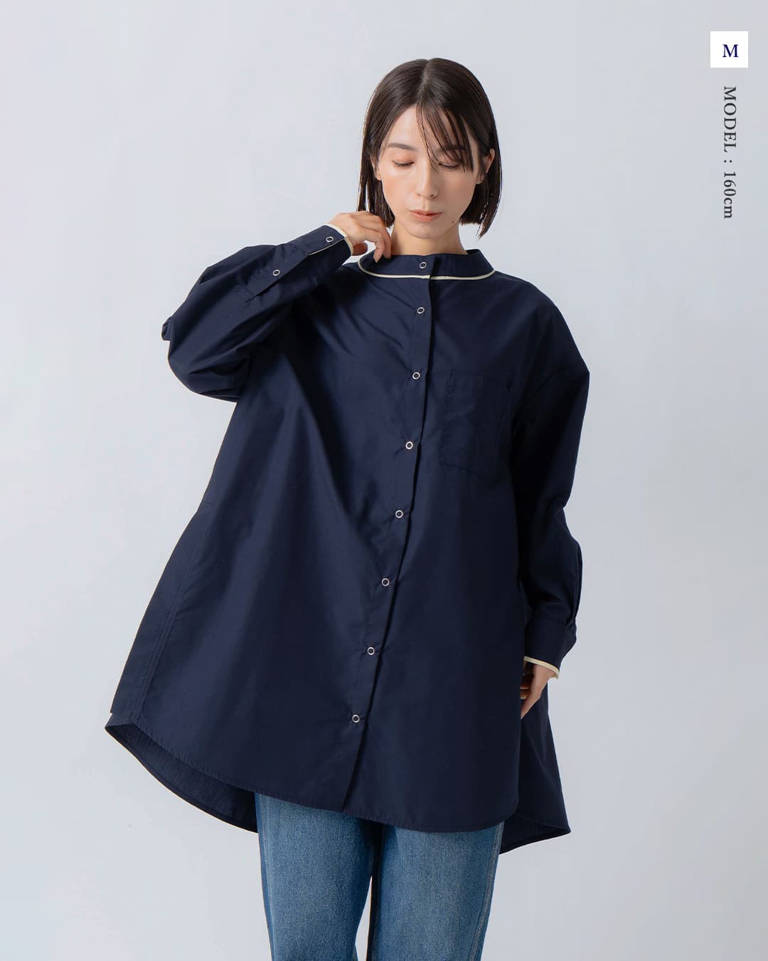 KELENリングドット Aライン チュニックシャツ REX lkl26fbl2320