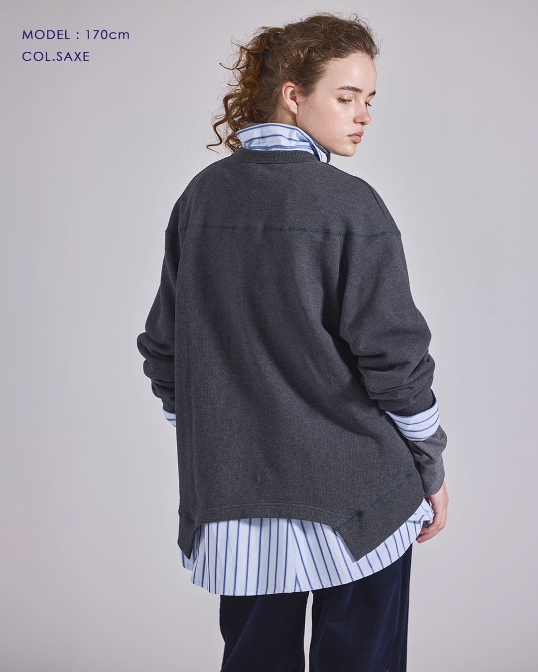 KELEN(ケレン)ボタンダウンデザイン ストライプ シャツ TESSA lkl26fbl2328