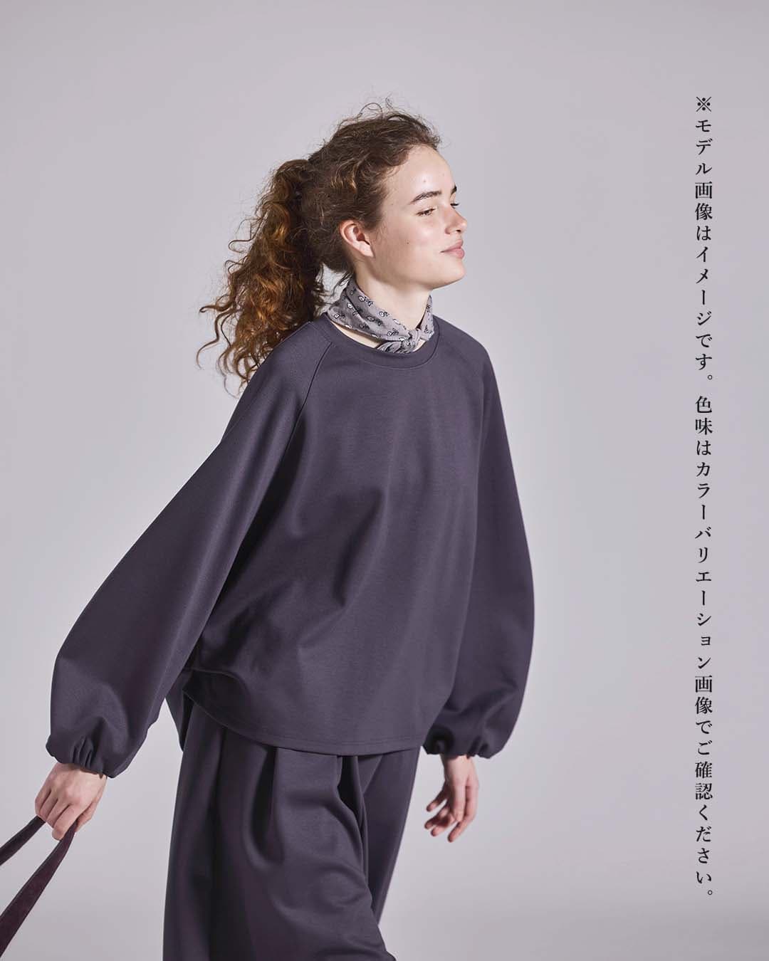 KELEN(ケレン)ラグランスリーブ タックデザイン ポンチ カットソー AMILI lkl26fcs2038