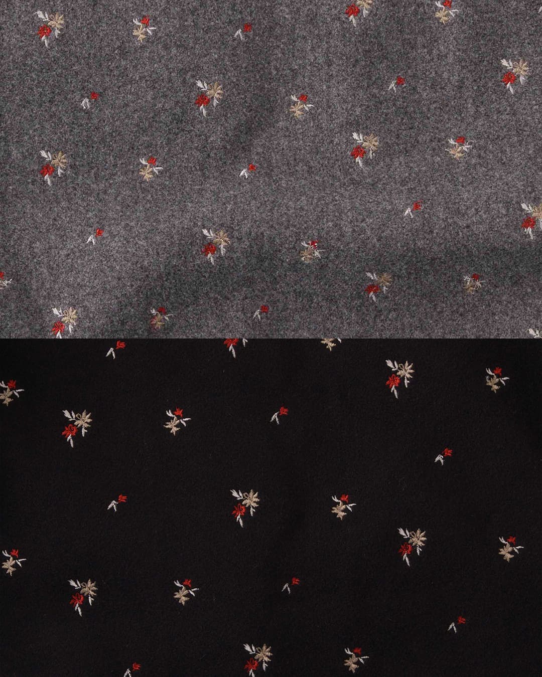 KELEN ケレン フラワー刺繍 ノーカラー ジャケット SAQUA lkl26fjk2100