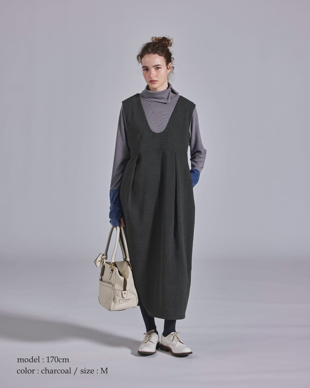 KELEN(ケレン)コクーンシルエット ジャンパースカート CHIRE lkl26fop2143