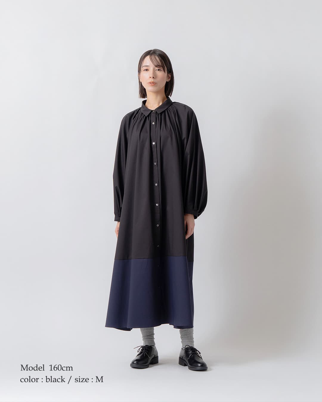 KELEN(ケレン)パネルデザイン バイカラー ワンピース GOWN lkl26fop2145