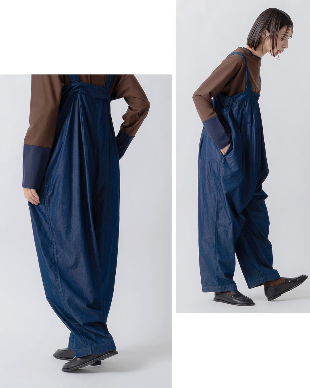 KELEN接触冷感 4.5oz デニム サロペット SANU lkl26fpt2154