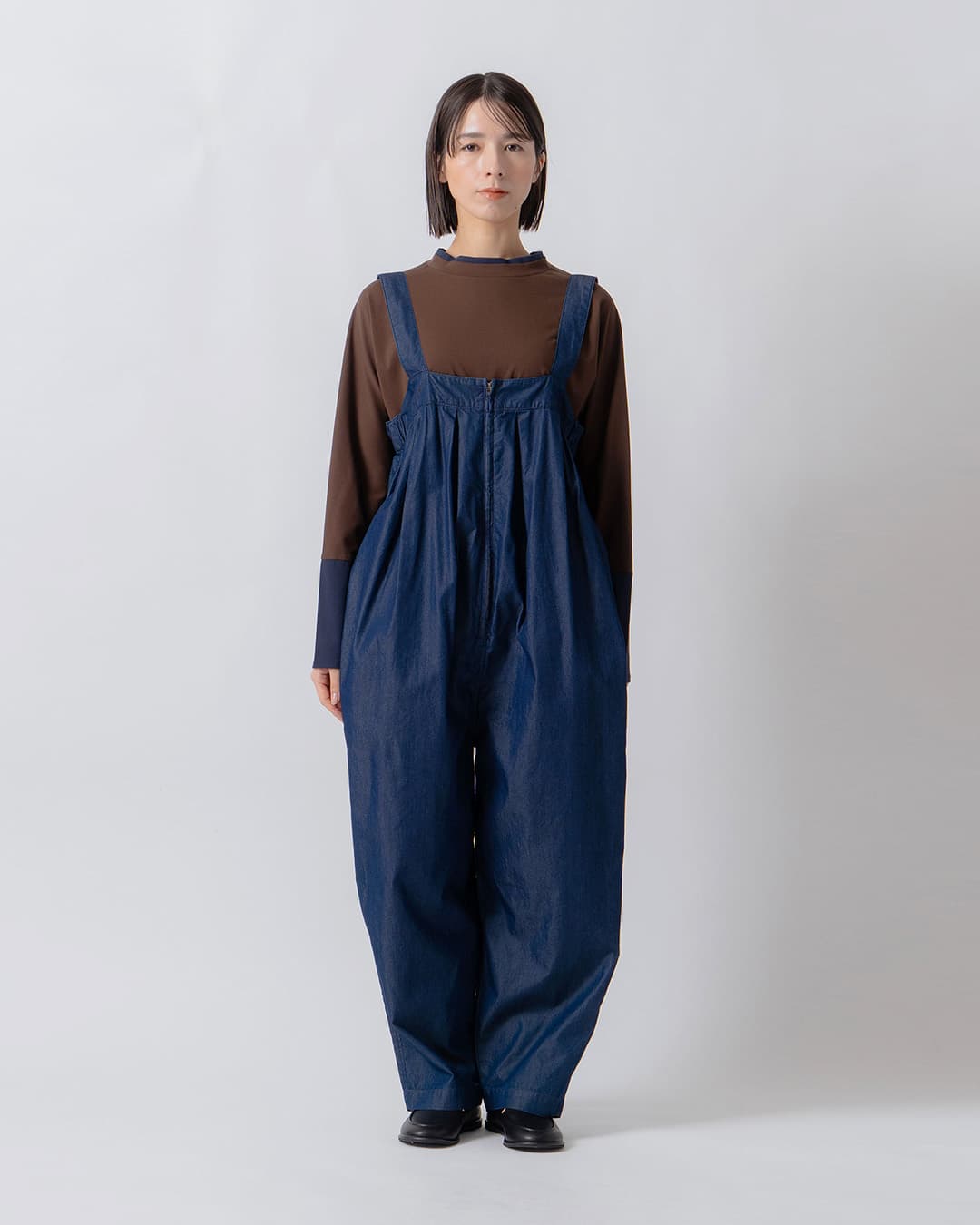 KELEN接触冷感 4.5oz デニム サロペット SANU lkl26fpt2154