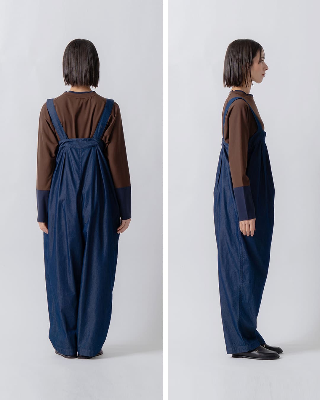 KELEN接触冷感 4.5oz デニム サロペット SANU lkl26fpt2154