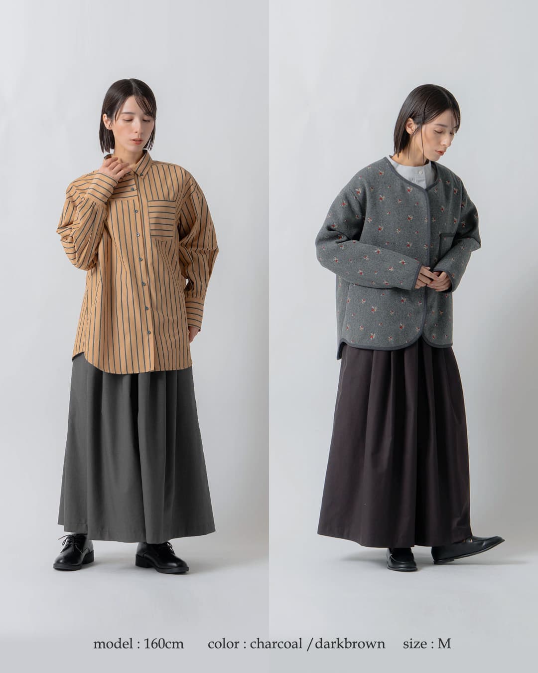 KELEN(ケレン)タックデザイン フレアパンツ MIERA lkl26fpt2157