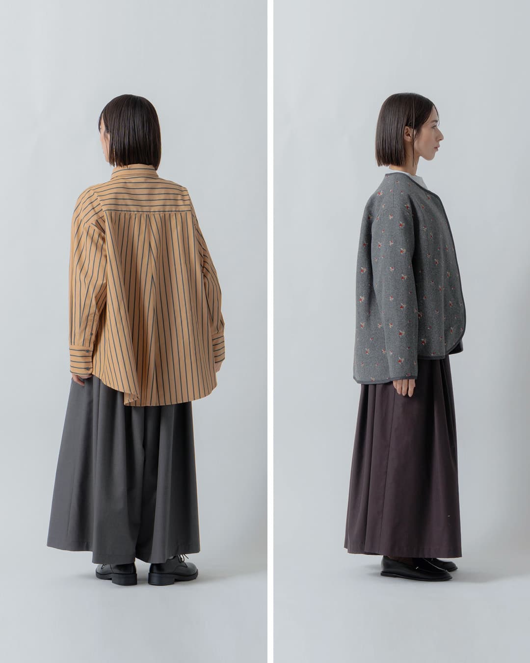 KELEN(ケレン)タックデザイン フレアパンツ MIERA lkl26fpt2157
