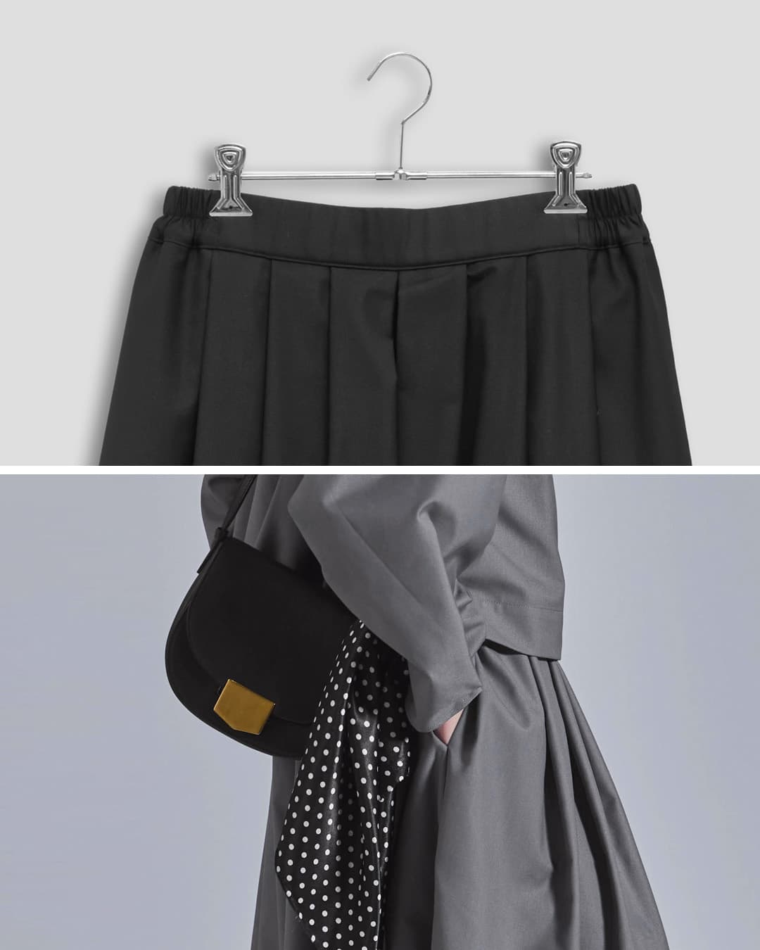 KELEN(ケレン)タックデザイン フレアパンツ MIERA lkl26fpt2157