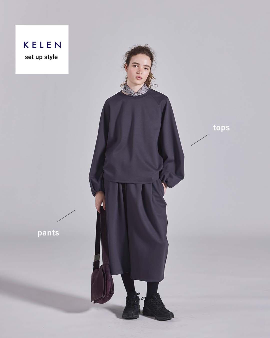 KELEN ケレン コクーンシルエット ポンチ ハーフパンツ TORUS