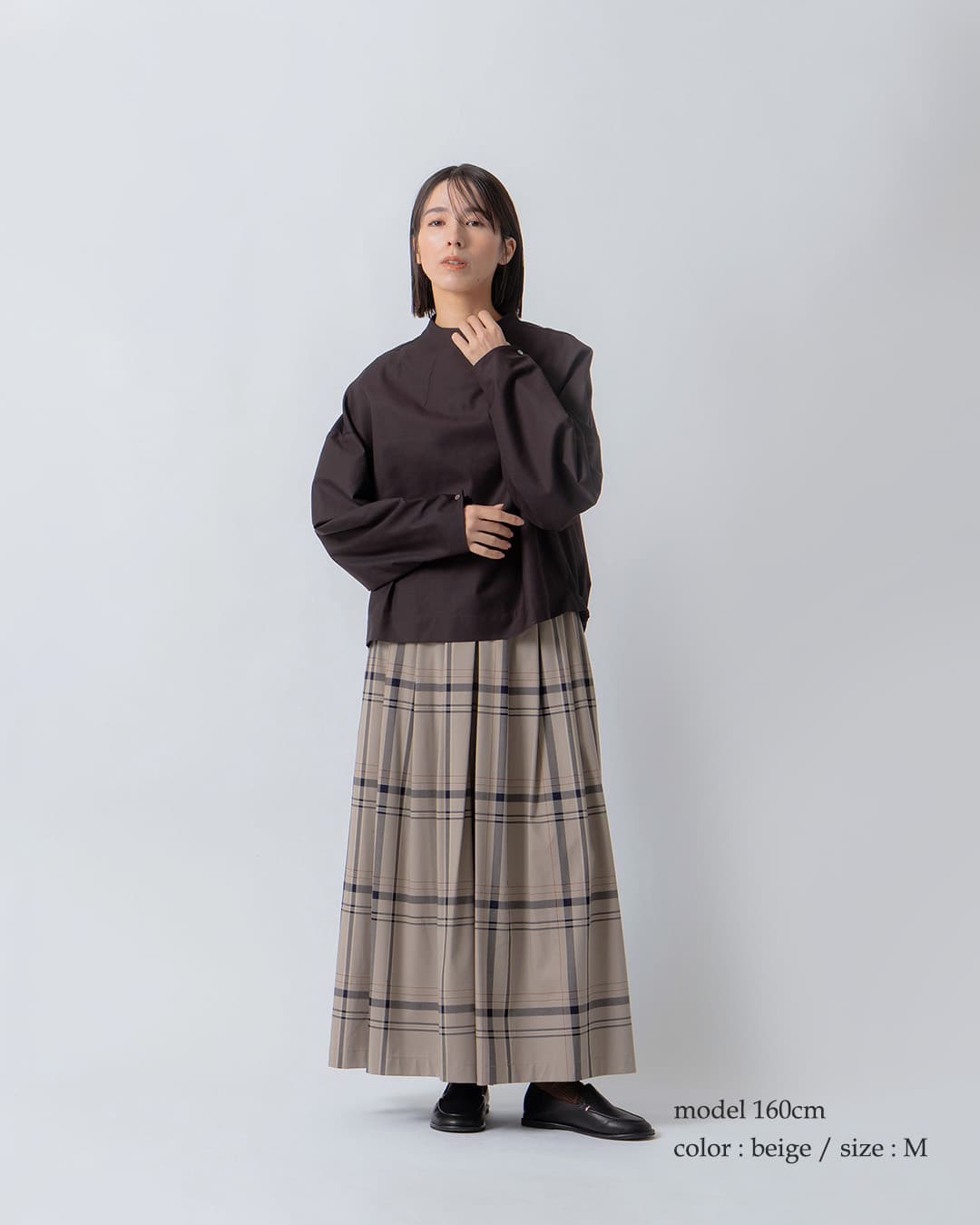 KELENタックデザイン チェック柄 フレアパンツ MIERA CHECK lkl26fpt2160