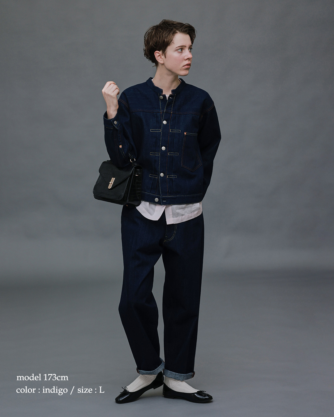 KELENルーズテーパード デニムパンツ LOOSE TAPERED JEANS lkl26fpt2168