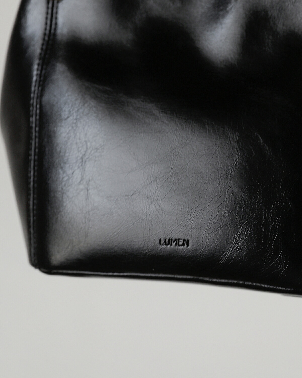 Atelier de LUMEN(アトリエ ド ルメン)カウレザー ショルダーバッグ MARRON BAG lll1f05
