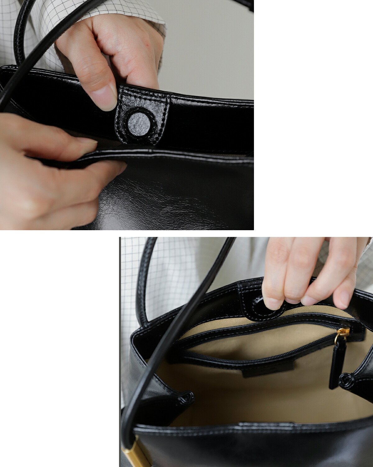 Atelier de LUMEN(アトリエ ド ルメン)カウレザー ショルダーバッグ MARRON BAG lll1f05