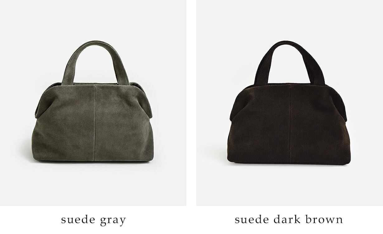 Atelier de LUMEN(アトリエ ド ルメン)カウレザー スエード ハンドバッグ PAVE PETIT BAG lll6f38