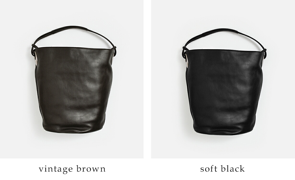 Atelier de LUMEN(アトリエ ド ルメン)カウレザー バケットバッグ COLLEN BUCKET BAG lll6f96