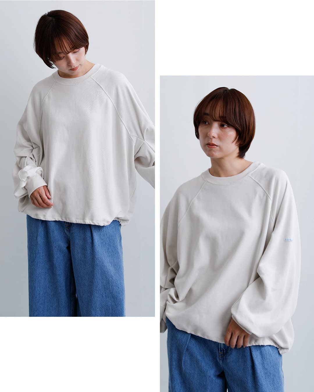 Le minorコットン ボリュームスリーブ ドローコード カットソー LIBRE lmb03604