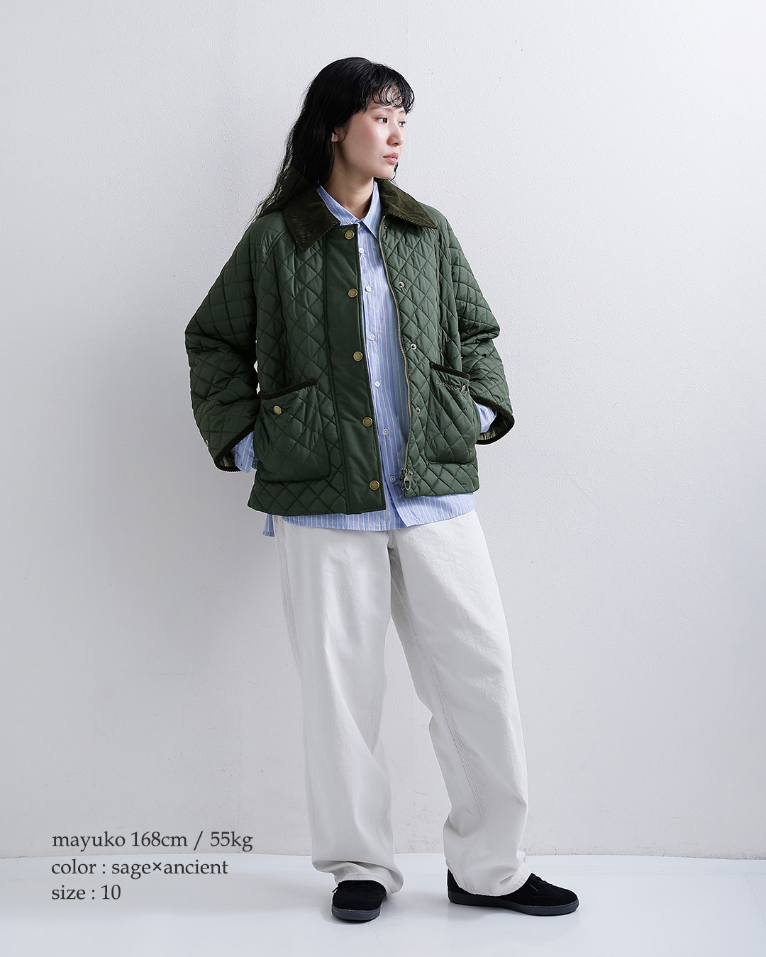 Barbourキルティング ジャケット AVA QUILTED JACKET lqu1920