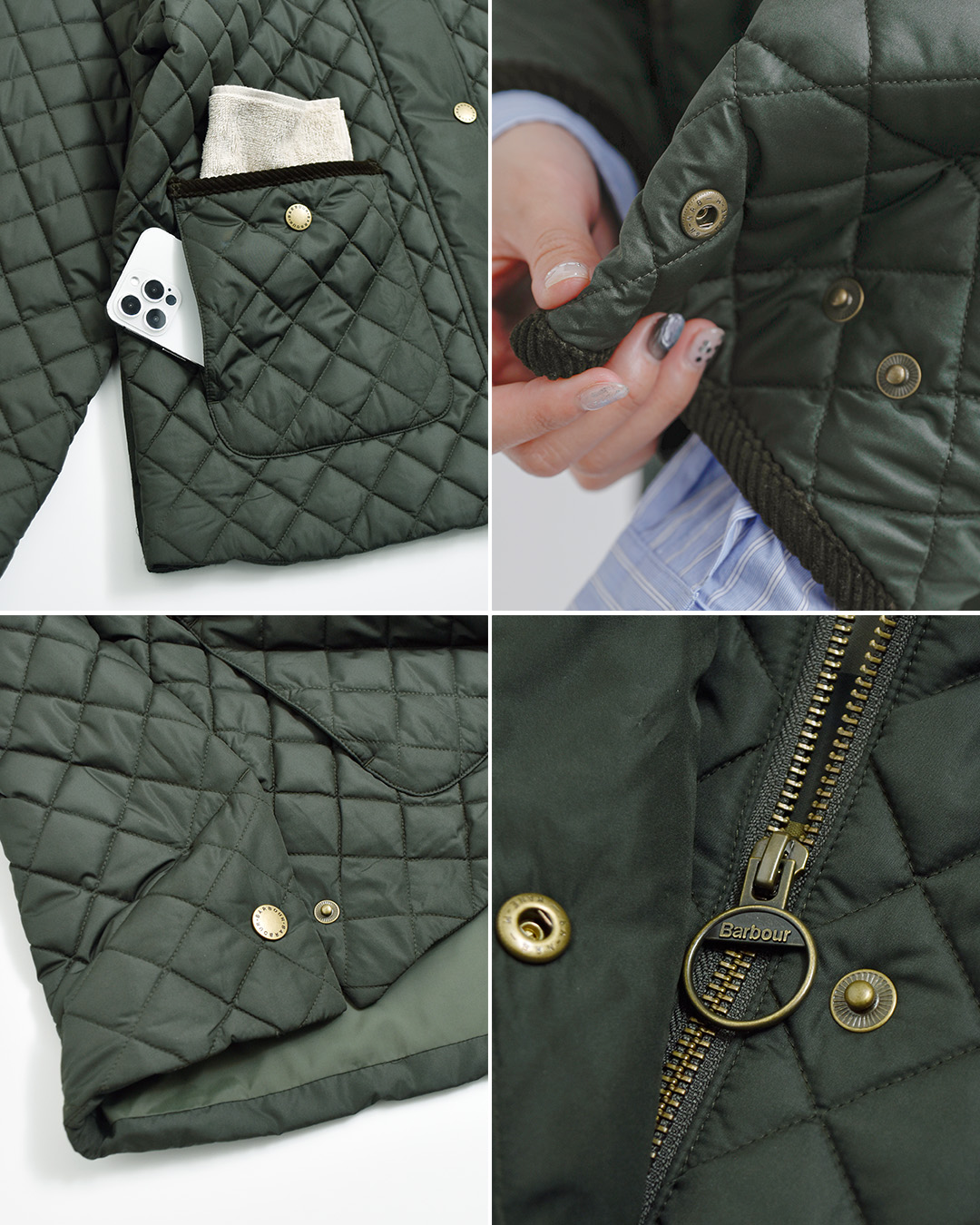 Barbourキルティング ジャケット AVA QUILTED JACKET lqu1920