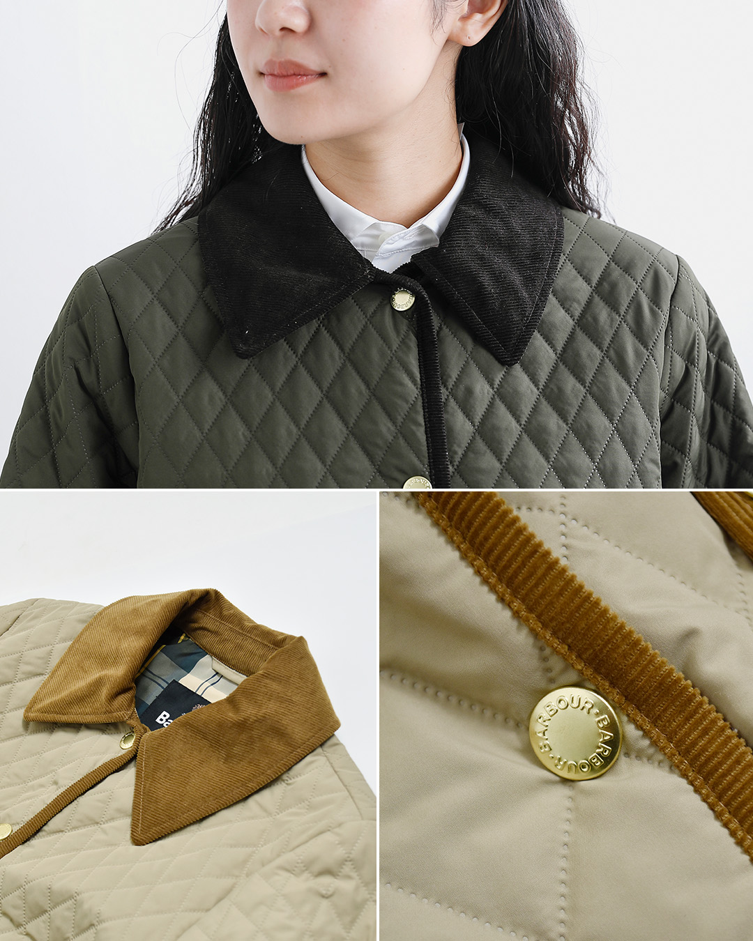Barbourウィッカム キルティング ジャケット WHICKHAM QUILTED JACKET lqu1925