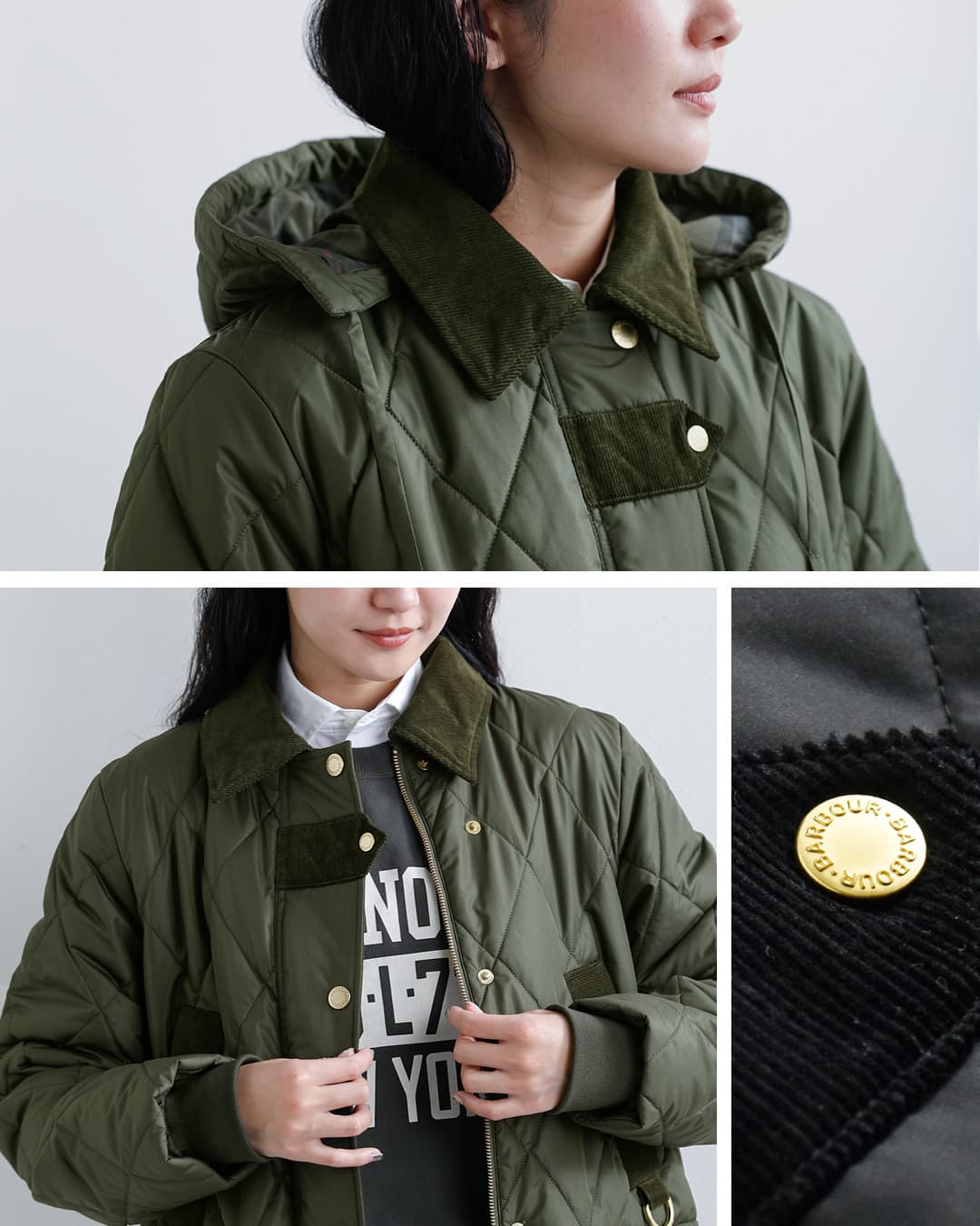 Barbour(バブアー)キルティング ジャケット RUDSON QUILTED JACKET lqu1928