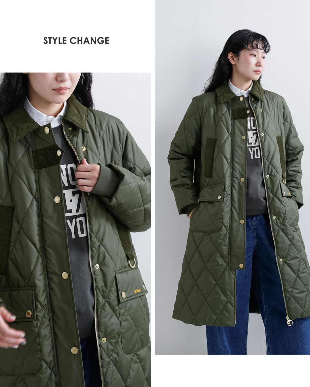 Barbour(バブアー)キルティング ジャケット RUDSON QUILTED JACKET lqu1928