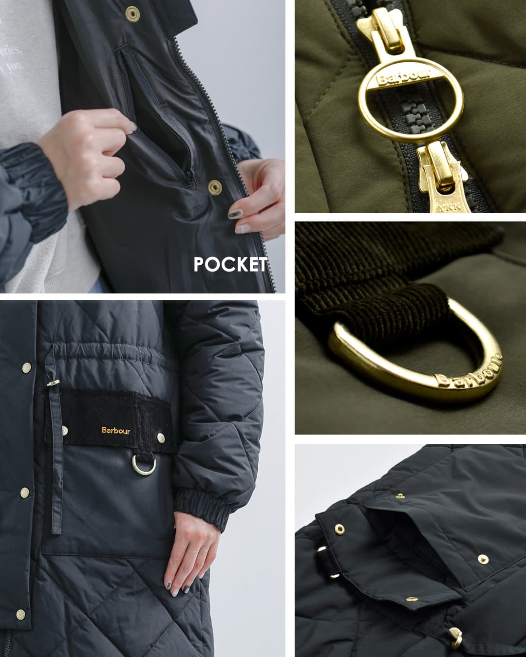 Barbour(バブアー)アルバーストーン パファー ジャケット ALVERSTONE PUFFER JACKET lqu1930