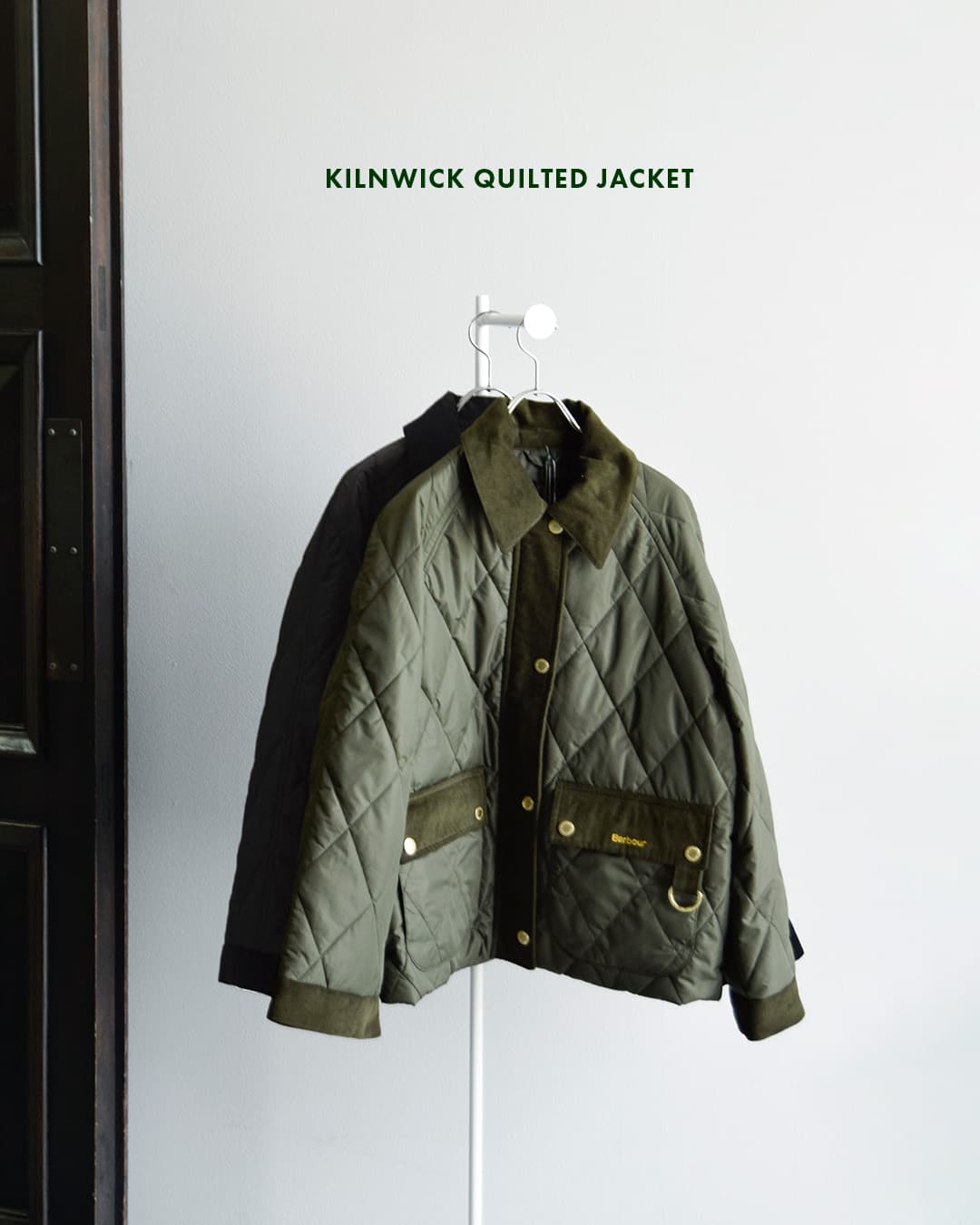 Barbourキルティング ジャケット kilnwick quilted jacket lqu1933