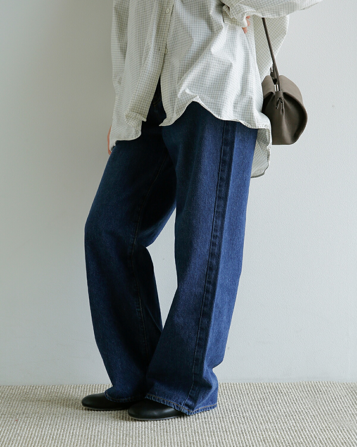 Needby heritage(ニードバイヘリテージ)ワイドストレート デニムパンツ LUNA luna-same1  秋冬