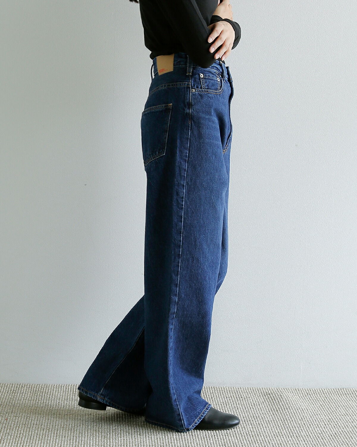 Needby heritage(ニードバイヘリテージ)ワイドストレート デニムパンツ LUNA luna-same1  秋冬