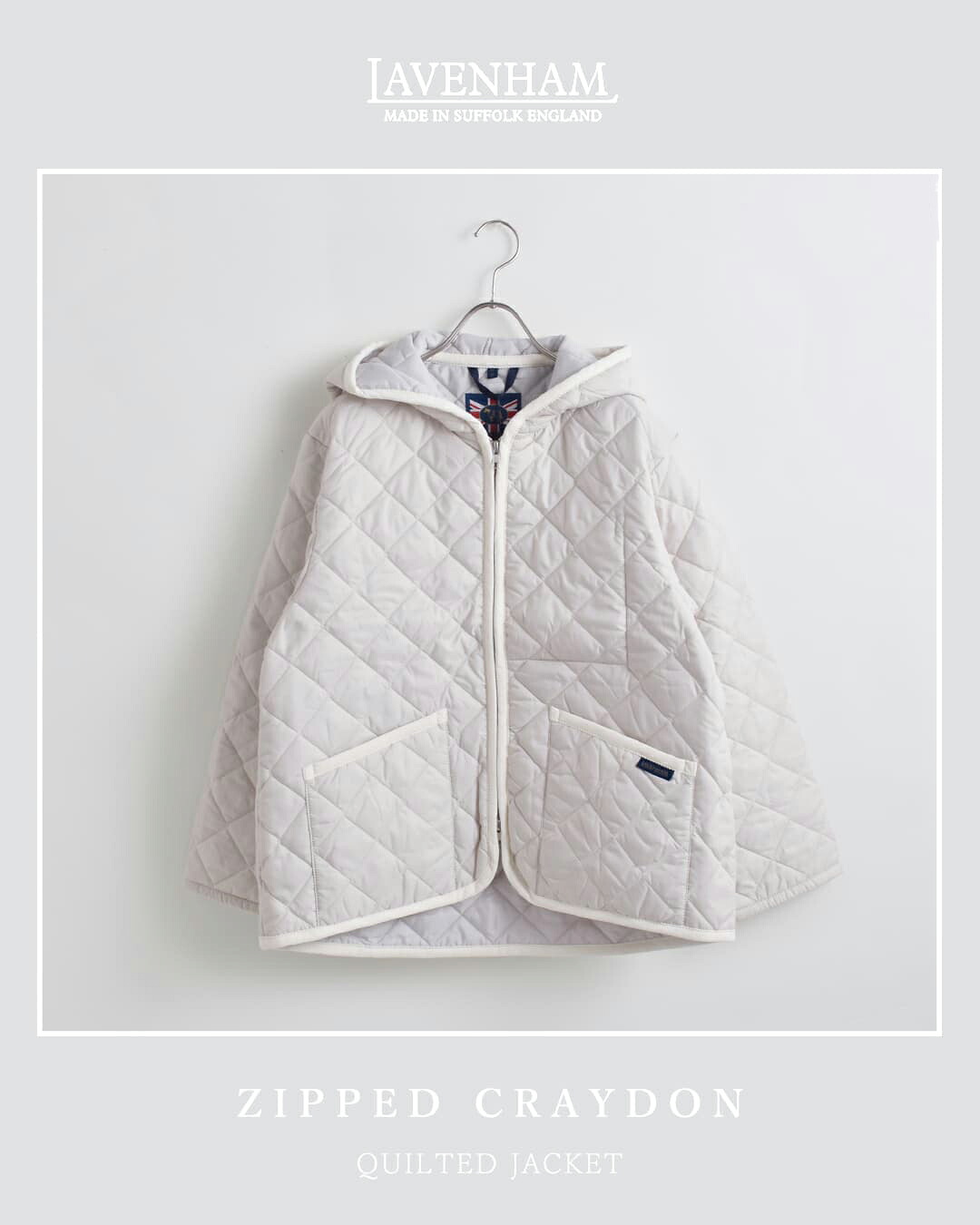 LAVENHAM(ラベンハム)ジップド クレイドン キルティング ジャケット Zipped Craydon lv14116
