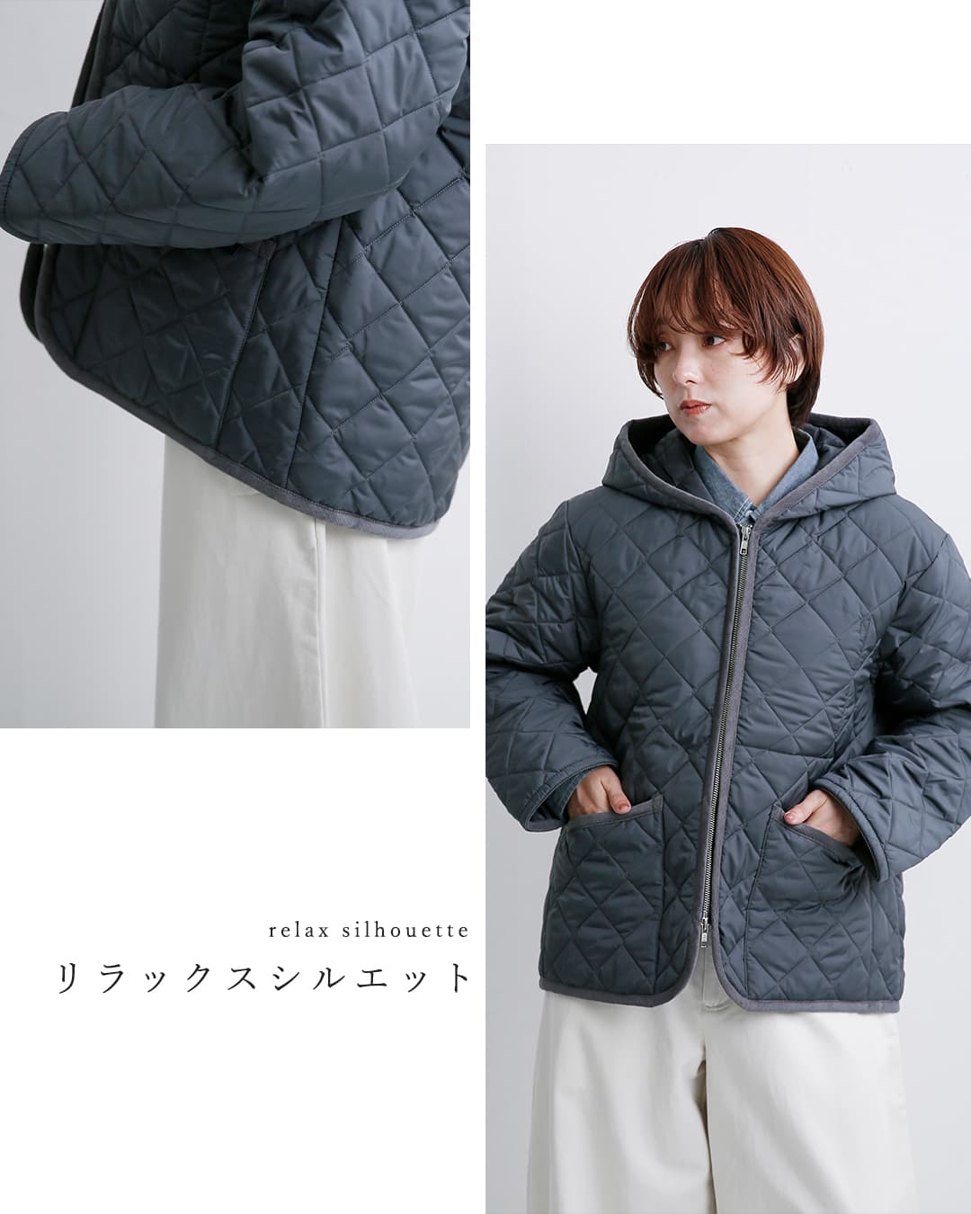 LAVENHAM(ラベンハム)ジップド クレイドン キルティング ジャケット Zipped Craydon lv14116